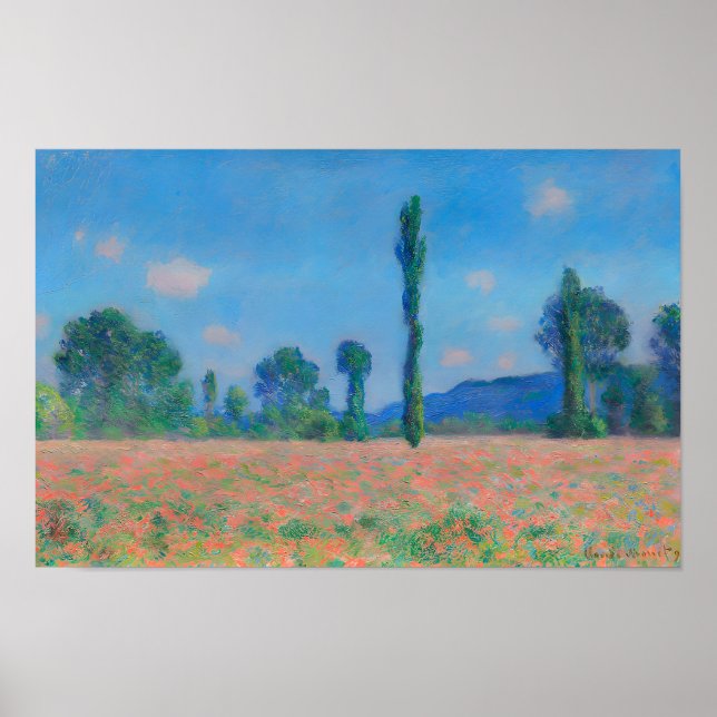 Claude Monet art Poster (Front)