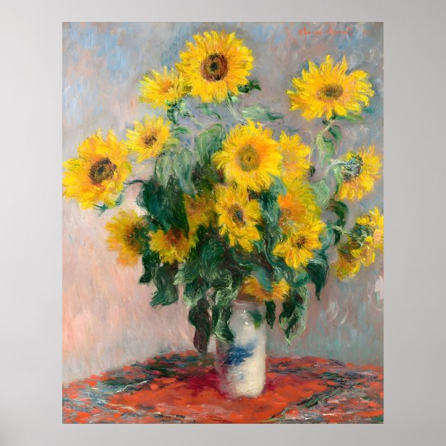 Claude Monet art work Poster (Front)