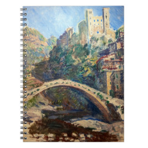 Claude Monet artwork - The Castle of Dolceacqua Notebook
