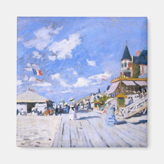 Claude Monet: At the Beach of Trouville Magnet (Front)