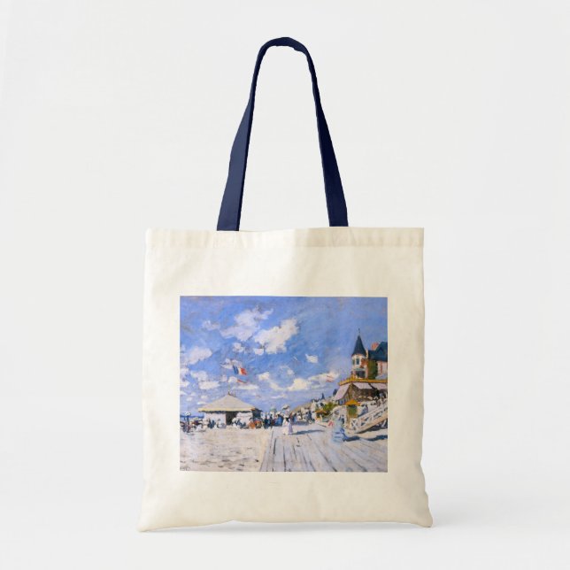 Claude Monet: At the Beach of Trouville Tote Bag (Front)