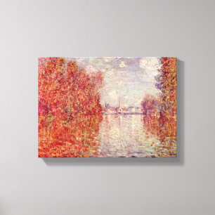 Claude Monet - Autumn in Argenteuil Canvas Print