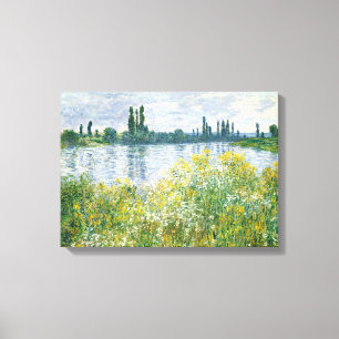 Claude Monet Banks of the Seine, Vetheuil, 1880 Canvas Print