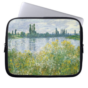 Claude Monet Banks of the Seine, Vetheuil, 1880 Laptop Sleeve