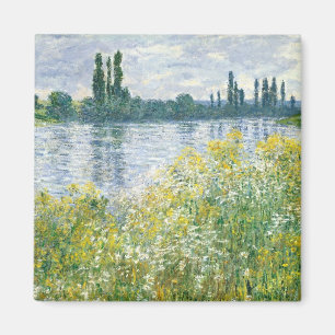 Claude Monet Banks of the Seine, Vetheuil, 1880 Magnet
