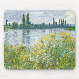Claude Monet Banks of the Seine, Vetheuil, 1880 Mouse Mat