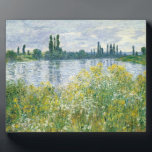Claude Monet | Banks of the Seine, Vetheuil, 1880 Plaque<br><div class="desc">Banks of the Seine,  Vetheuil,  1880 (oil on canvas)| by  Claude Monet | Art Location: S. Luigi dei Francesi Rome| French Artist | Image Collection Number: XOS746455</div>