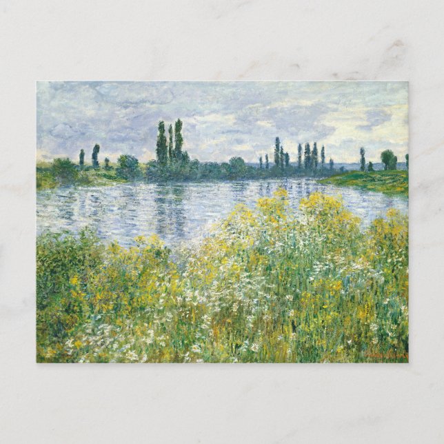 Claude Monet | Banks of the Seine, Vetheuil, 1880 Postcard (Front)