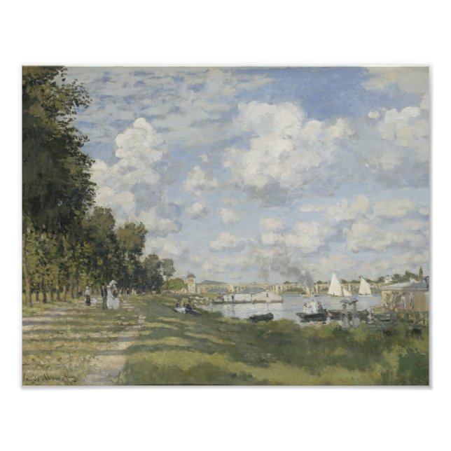 Claude Monet - Bassin d'Argenteuil Photo Print (Front)
