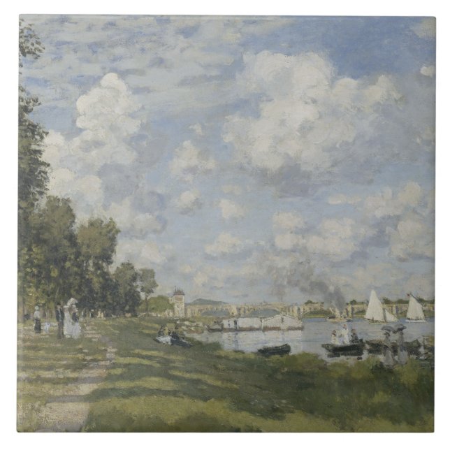 Claude Monet - Bassin d'Argenteuil Tile (Front)