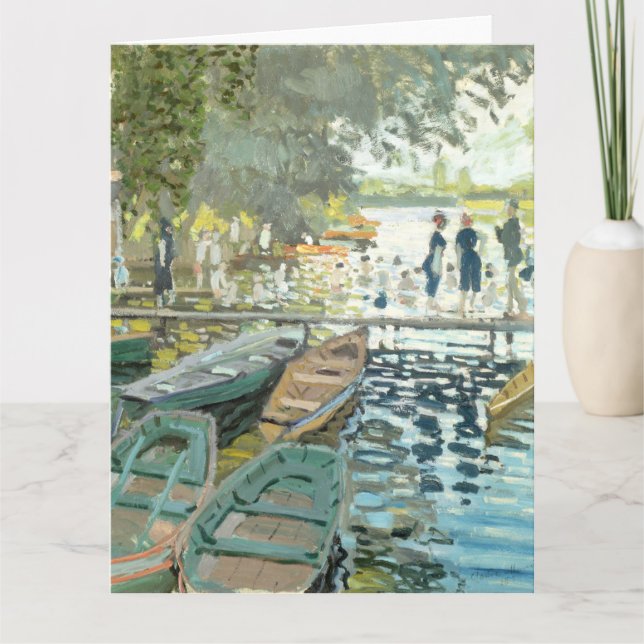 Claude Monet. Bathers at La Grenouillère Card (Front)