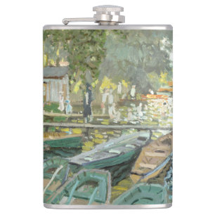 Claude Monet. Bathers at La Grenouillère Hip Flask