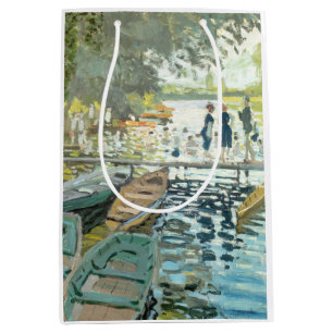 Claude Monet. Bathers at La Grenouillère Medium Gift Bag