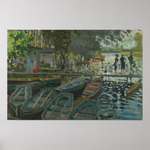 Claude Monet - Bathers at La Grenouillere Poster