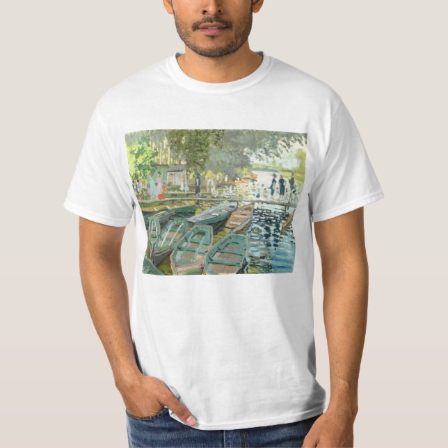 Claude Monet. Bathers at La Grenouillère T-Shirt (Front)