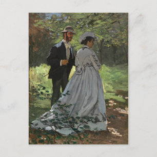 Claude Monet - Bazille and Camille, Postcard