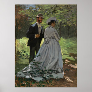 Claude Monet - Bazille and Camille, Poster