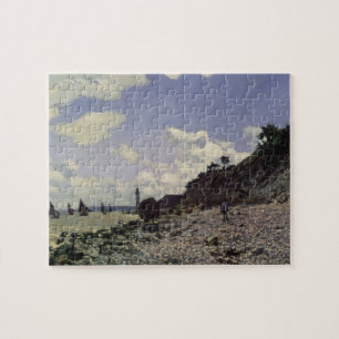 Claude Monet Beach at Honfleur, 1864 Jigsaw Puzzle