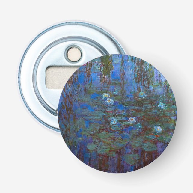 Claude Monet - Blue Water Lilies Bottle Opener (Front)