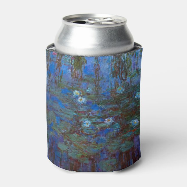 Claude Monet - Blue Water Lilies Can Cooler (Can Front)