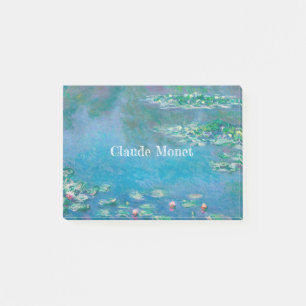 Claude Monet Blue Water Lilies Classic Post-it Notes