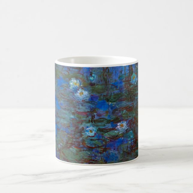 Claude Monet - Blue Water Lilies Coffee Mug (Center)