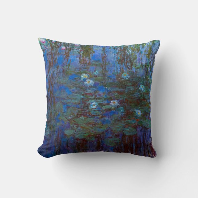 Claude Monet - Blue Water Lilies Cushion (Front)