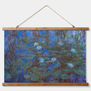 Claude Monet - Blue Water Lilies Hanging Tapestry