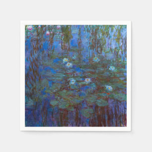 Claude Monet - Blue Water Lilies Napkin