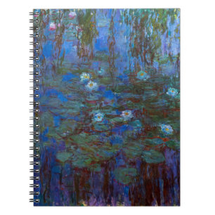 Claude Monet - Blue Water Lilies Notebook