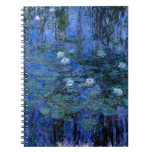 Claude Monet Blue Water Lilies Notebook
