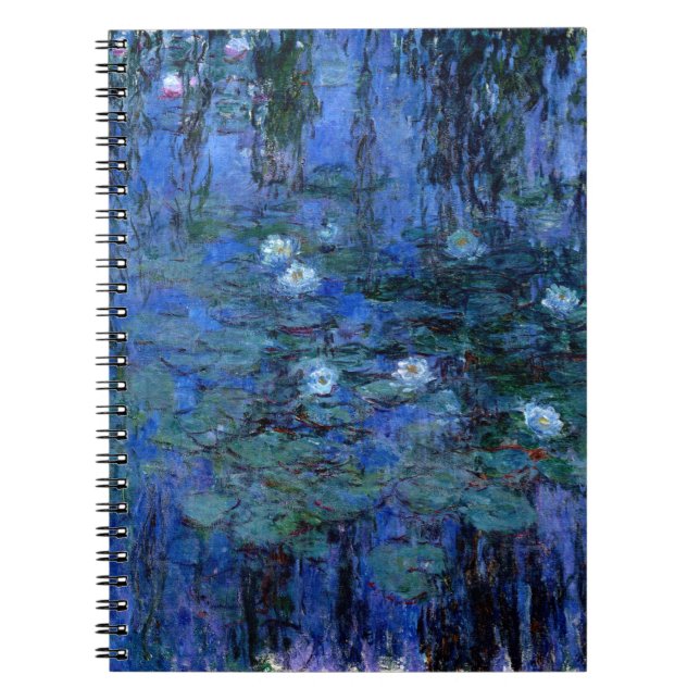 Claude Monet Blue Water Lilies Notebook (Front)