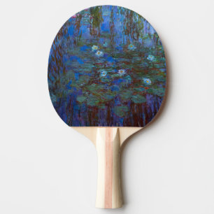 Claude Monet - Blue Water Lilies Ping Pong Paddle
