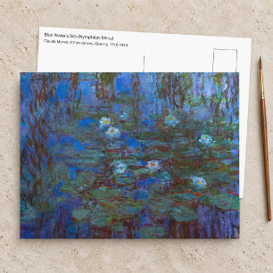 Claude Monet - Blue Water Lilies Postcard