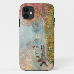 Claude Monet Boat Studio on the Seine iPhone 11 Case