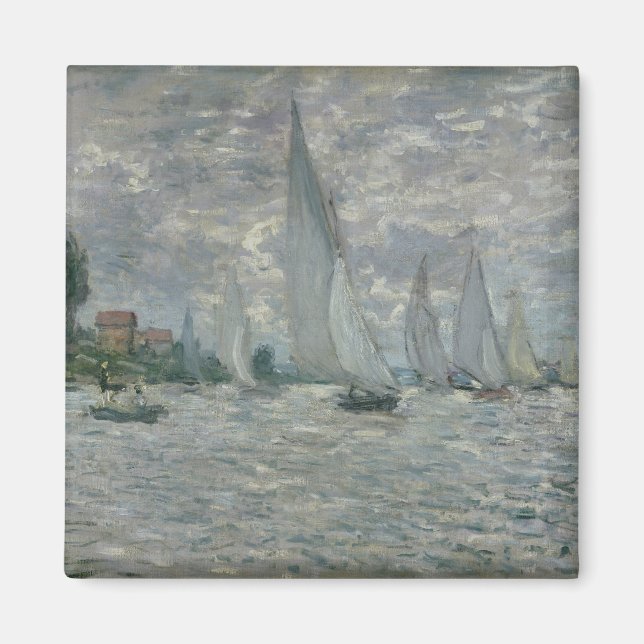 Claude Monet | Boats, or Regatta at Argenteuil Magnet (Front)