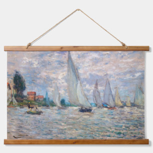 Claude Monet - Boats Regatta at Argenteuil Hanging Tapestry