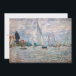 Claude Monet - Boats Regatta at Argenteuil Invitation<br><div class="desc">The Boats Regatta at Argenteuil / Regate a Argenteuil - Claude Monet,  Oil on Canvas,  1874</div>
