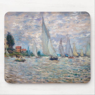 Claude Monet - Boats Regatta at Argenteuil Mouse Mat