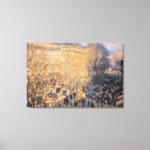 Claude Monet - Boulevard des Capucines in Paris Canvas Print