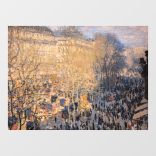 Claude Monet - Boulevard des Capucines in Paris Window Cling