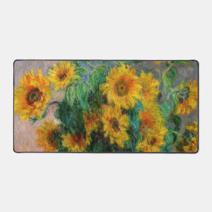 Claude Monet - Bouquet of Sunflowers Desk Mat