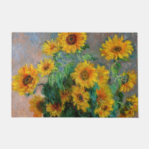Claude Monet - Bouquet of Sunflowers Doormat