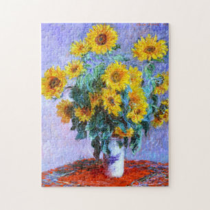 Claude Monet Bouquet of Sunflowers Jigsaw Puzzle