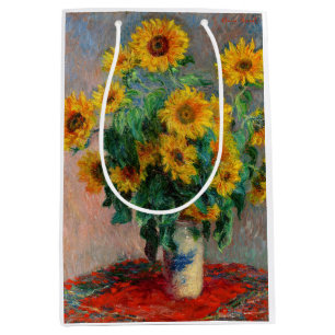 Claude Monet - Bouquet of Sunflowers Medium Gift Bag