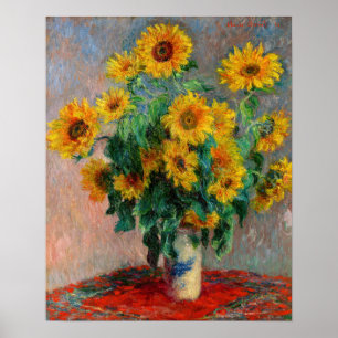 Claude Monet - Bouquet of Sunflowers Poster