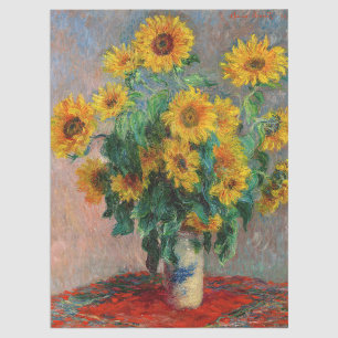 Claude Monet - Bouquet of Sunflowers Tissue Paper