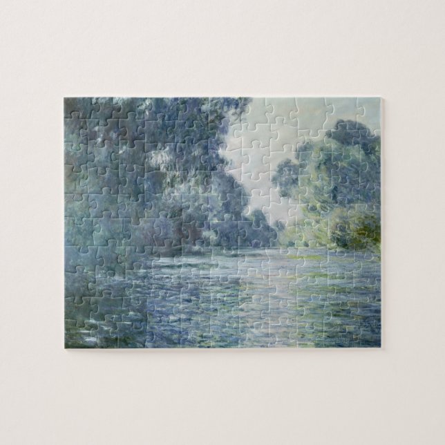 Claude Monet | Branch of the Seine near Giverny Jigsaw Puzzle (Horizontal)