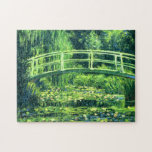 Claude Monet: Bridge Over a Pond of Water Lilies Jigsaw Puzzle<br><div class="desc">A wonderful classic puzzle featuring a bridge over a pond of water lilies,  painted by the French impressionist painter Claude Monet.</div>