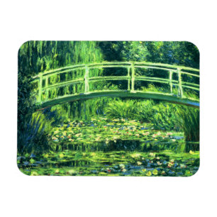 Claude Monet: Bridge Over a Pond of Water Lilies Magnet